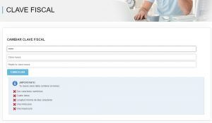 cambio clave fiscal AFIP