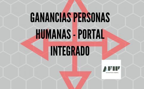 GANANCIAS PERSONAS HUMANAS - PORTAL INTEGRADO