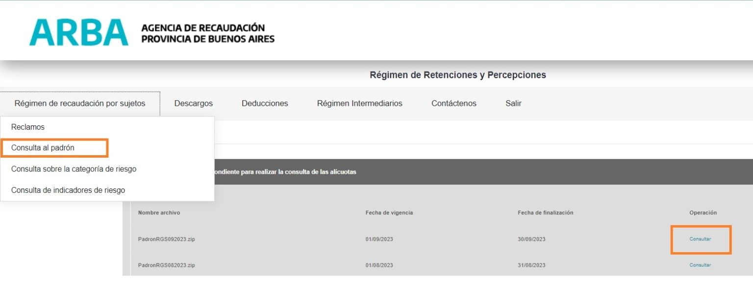 ¿Cómo consultar y descargar las retenciones y percepciones de ARBA?