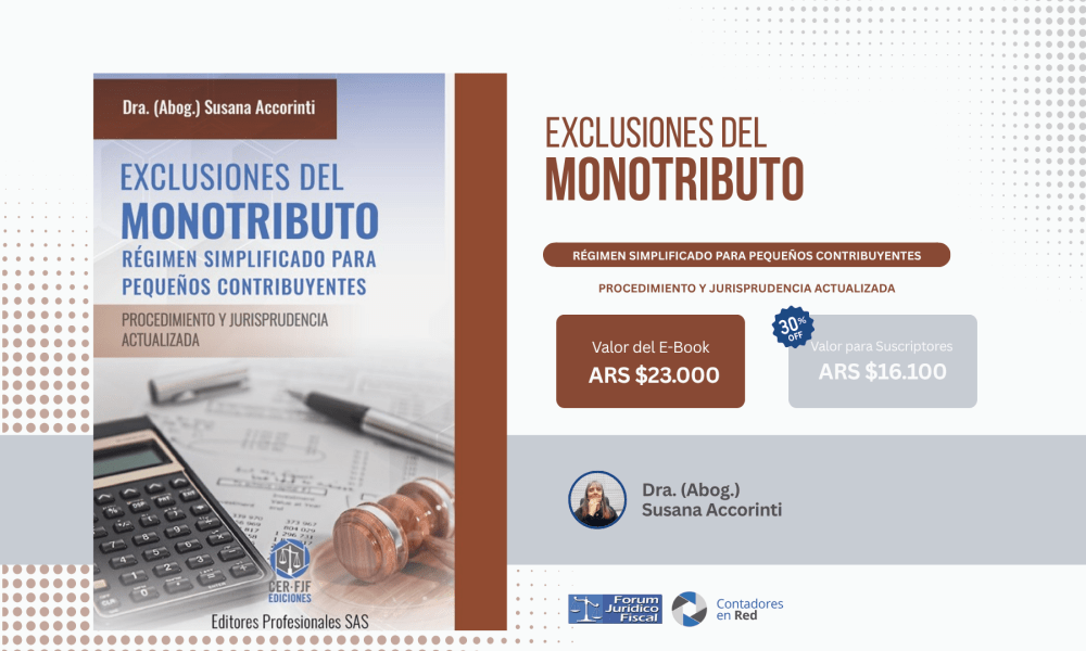 ebook exclusión del monotributo