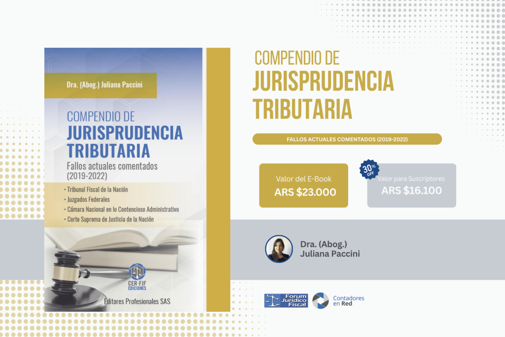 Compendio práctico de jurisprudencia tributaria