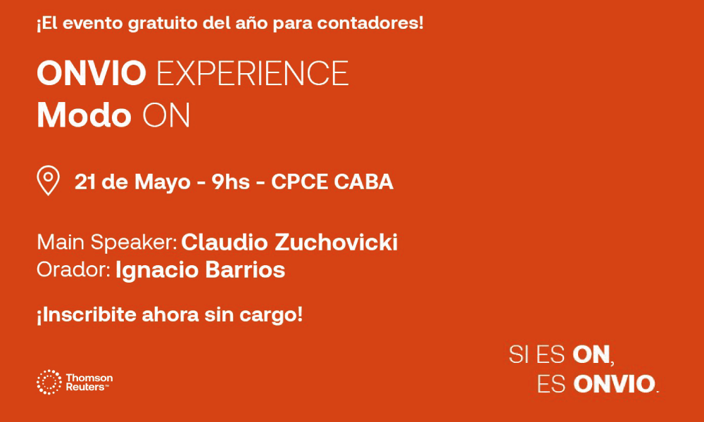 Thomson Reuters ONVIO Experience – Modo ON