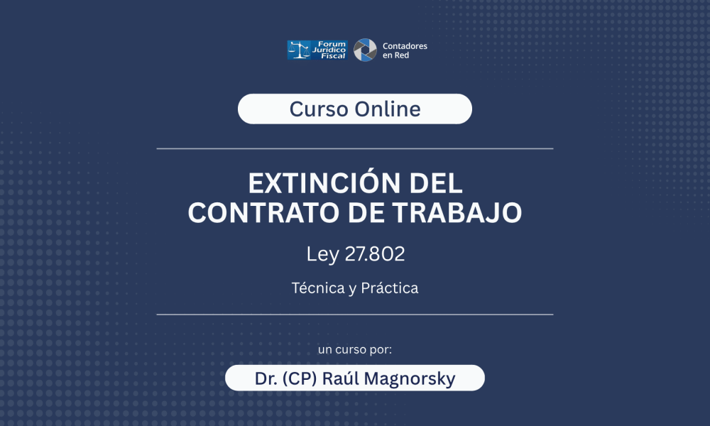curso extinción del contrato de trabajo